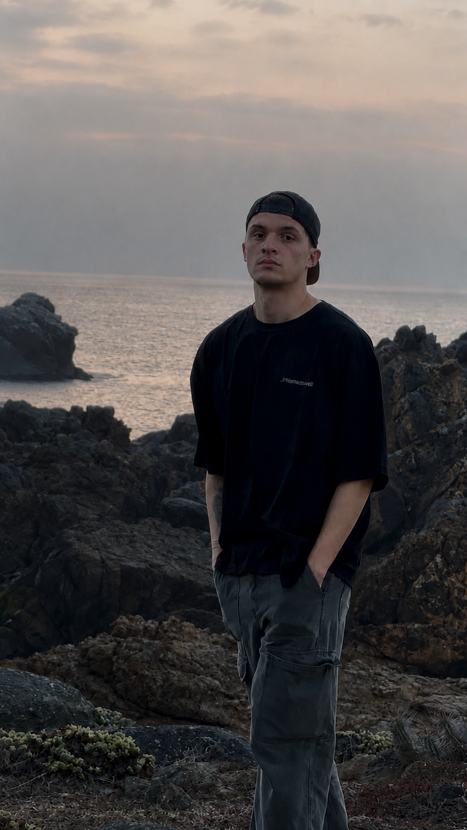 Polera Oversize: Negra Básica